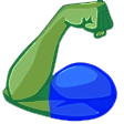 :Pepeleftflexedbiceps: